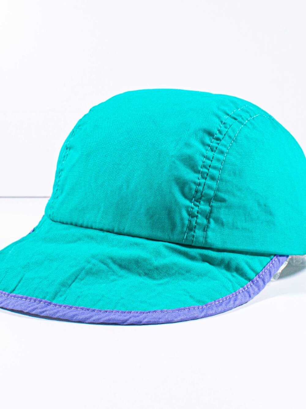 Vintage 80s Quaker Marine Supply Transatlantic Roll Up Sports Cap Hat USA Made